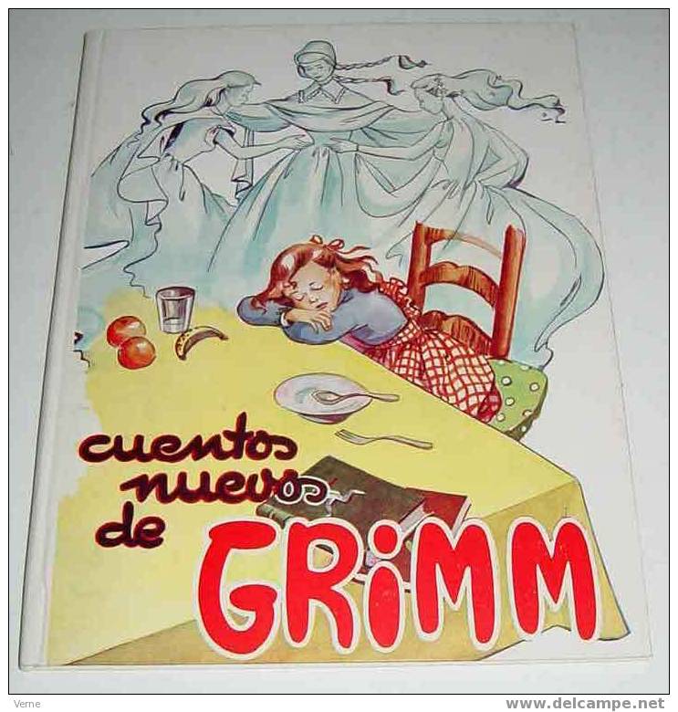 ANTIGUO CUENTOS NUEVOS DE GRIMM - ILUSTRADO POR PRUDENCIA ANTON - ED. HYMSA - AÑO 1959 - MIDE 29X22. EXCELENTE ESTADO DE - Bök Voor Jongeren & Kinderen