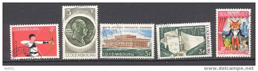 Luxembourg   798/802  Ob  TB - Used Stamps