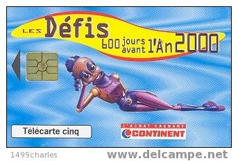 Gn 443  DEFIS CONTINENT  5u Puce GEM2 De 04/98 - 5 Einheiten