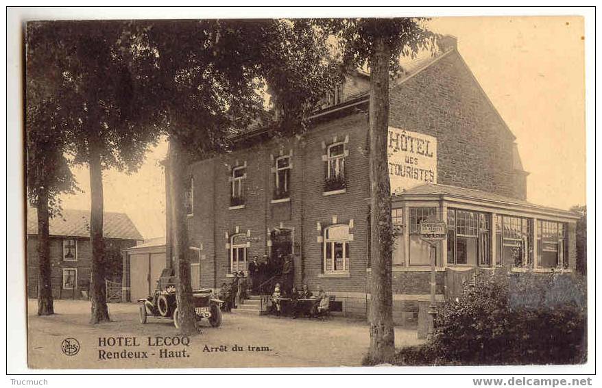 7905 - RENDEUX-HAUT - Hôtel LECOQ - Arrêt Du Tram - Rendeux