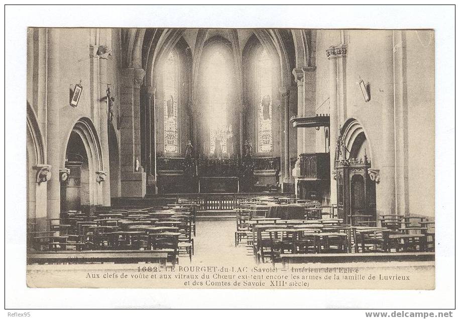 LE BOURGET DU LAC - Intérieur De L'Eglise - Le Bourget Du Lac