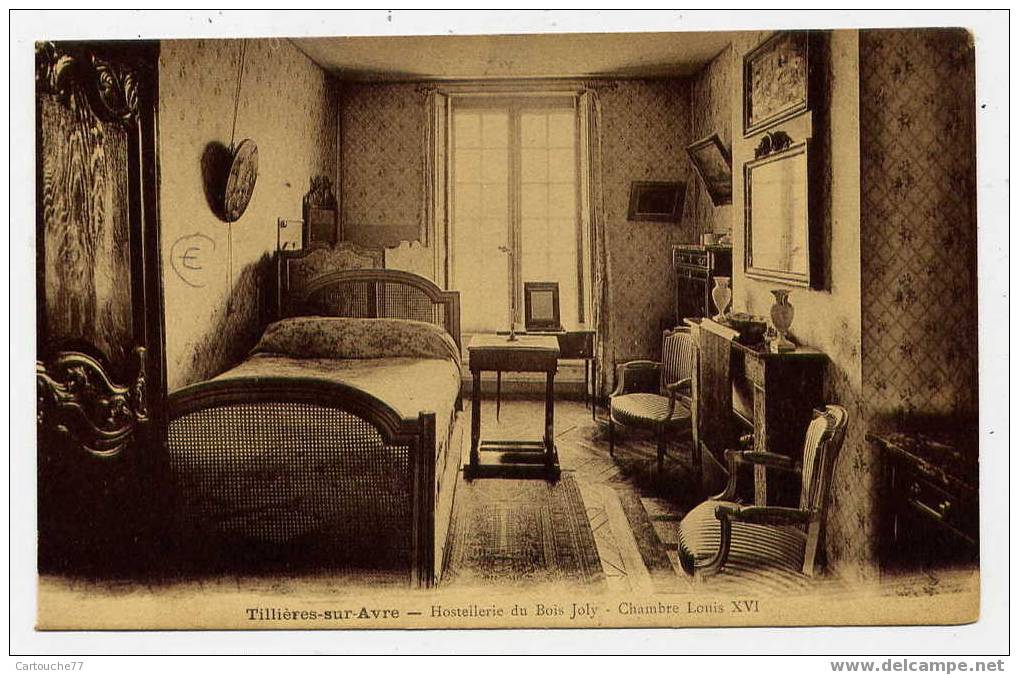 J13 - TILLIERES-sur-AVRE - L´hostellerie Du Bois-Joly - Chambre Louix XVI - Tillières-sur-Avre