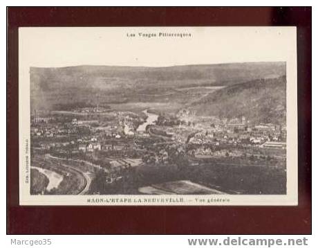 009362 Raon L'étape La Neuveville Vue Générale édit.poirson Belle Carte - Raon L'Etape