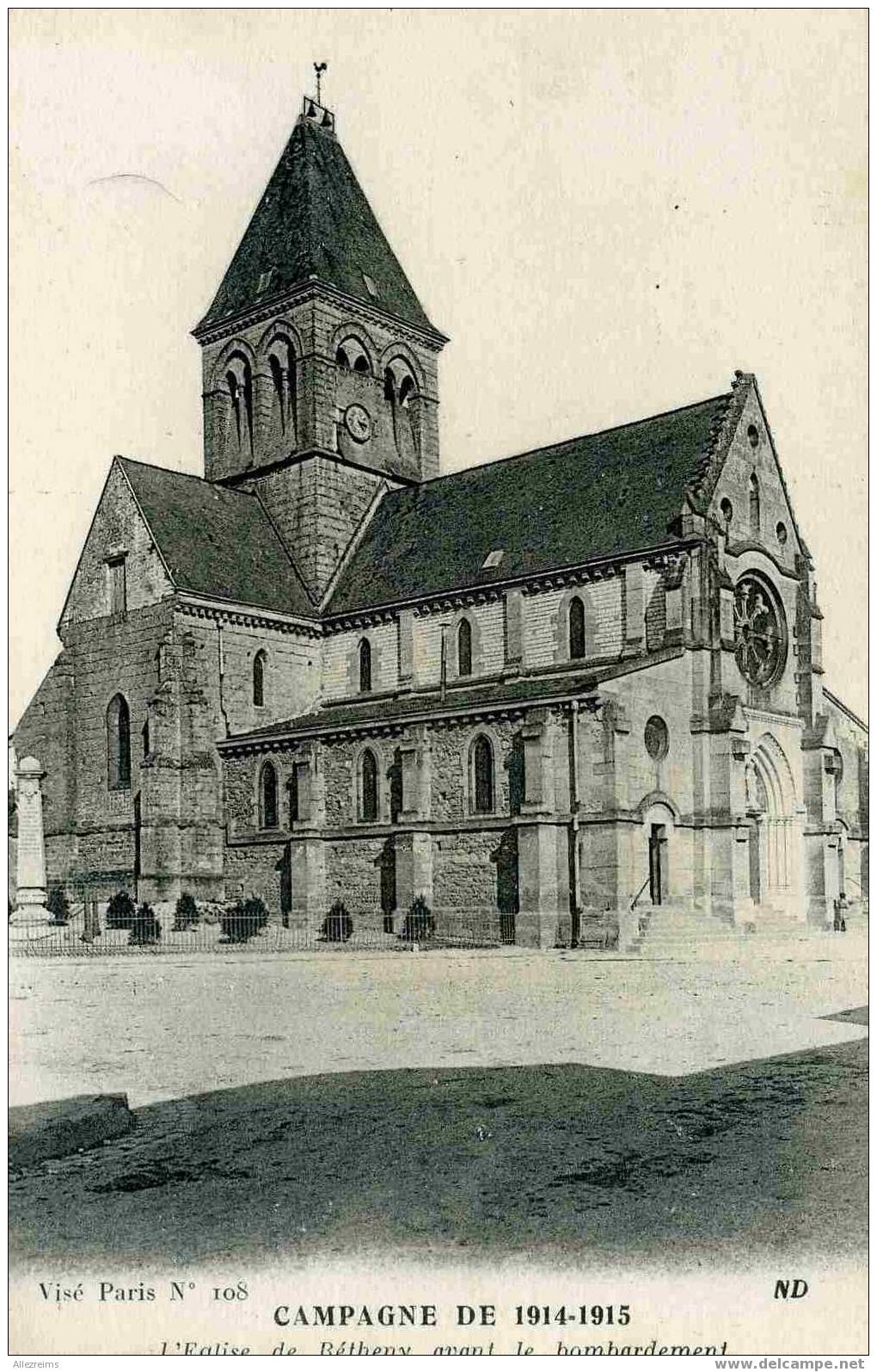 CPA 51 :  BETHENY  L'église - Bétheny