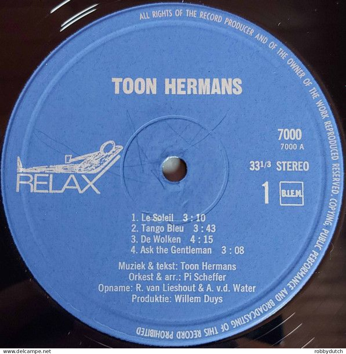 * LP * TOON HERMANS '68 (1ste Stereo-plaat Van Toon) - Humor, Cabaret