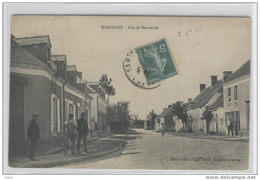 MARESCHE. RUE DE BEAUMONT - Allonnes