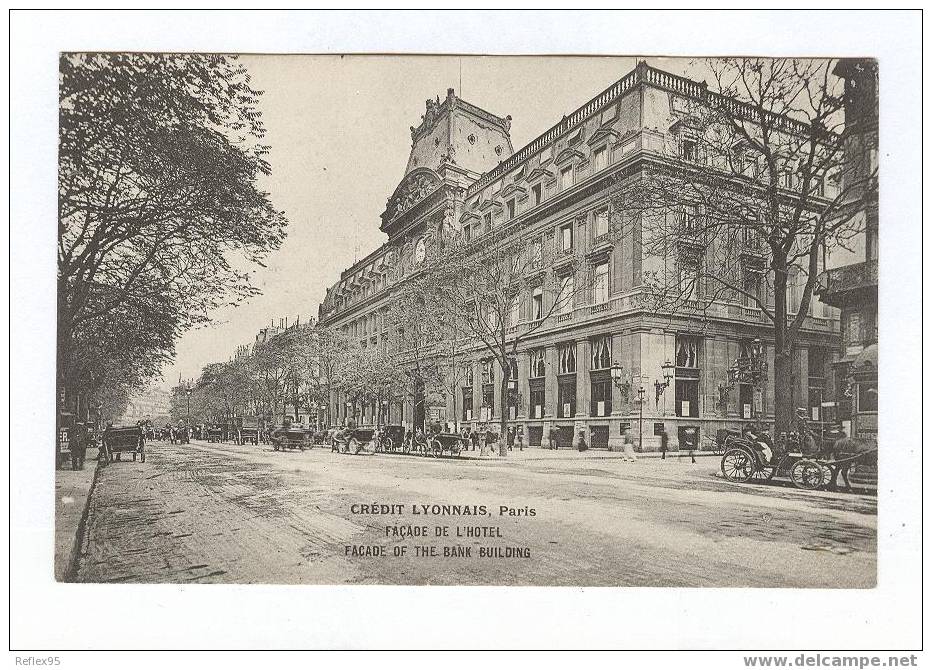 CREDIT LYONNAIS - PARIS - Façade De L'Hôtel - Banken