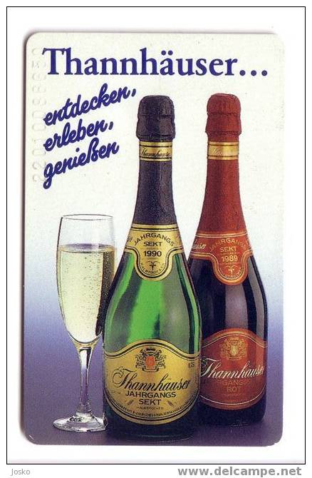 CHAMPAGNE ( Germany Rare Card ) - Champán - Champagner - Sekt - Schaumwein - Wine - Vin - THANNHAUSER 8.700 Ex Only - Food