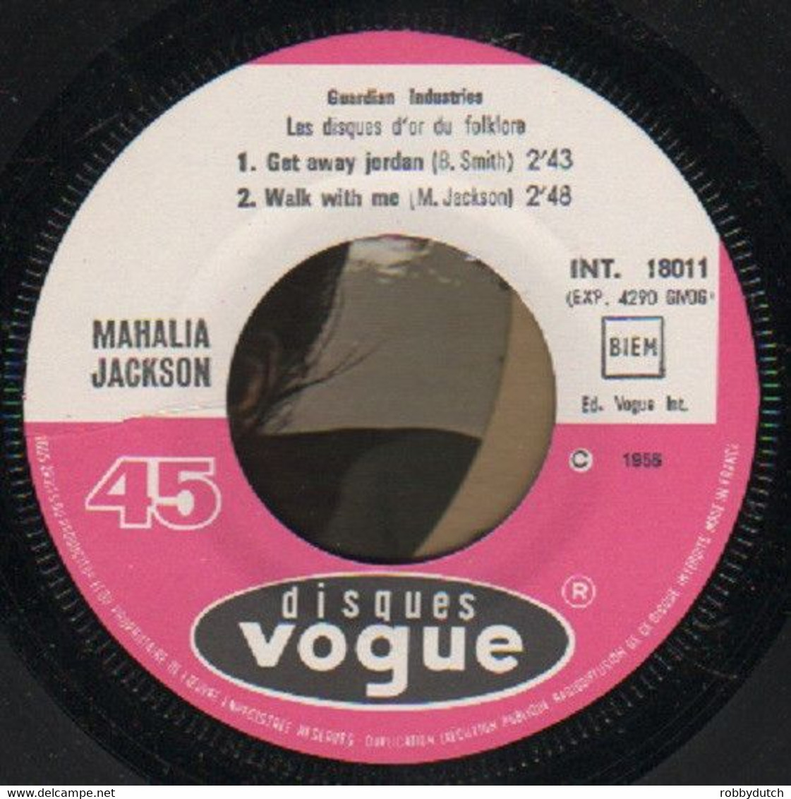 * 7" EP * MAHALIA JACKSON - IN THE UPPER ROOM (1965 Ex!!!) - Gospel & Religiöser Gesang