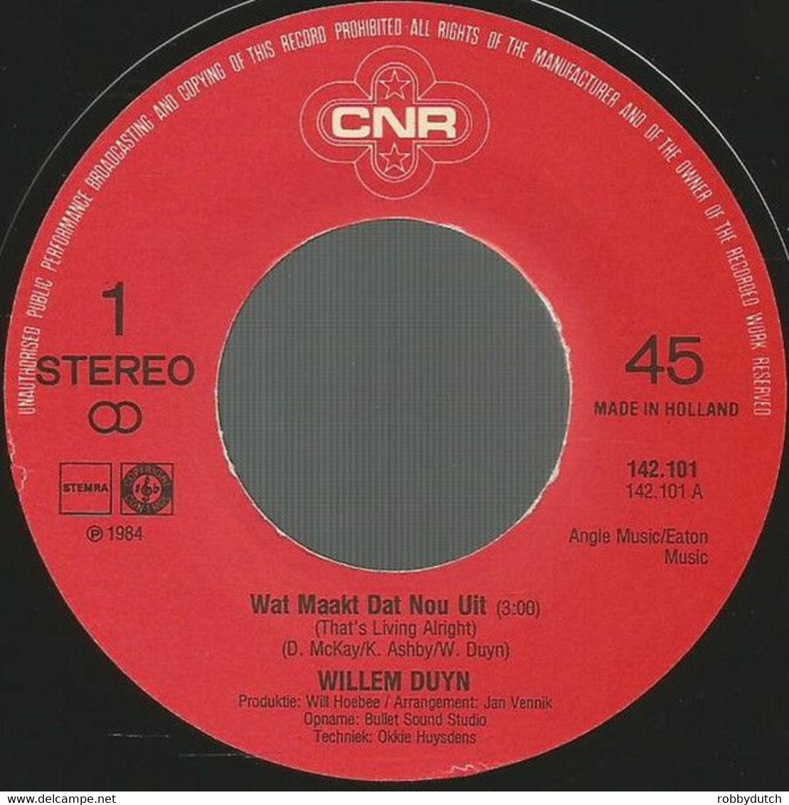 * 7" * WILLEM DUYN - WAT MAAKT DAT NOU UIT (1984 Ex!!!) - Other - Dutch Music