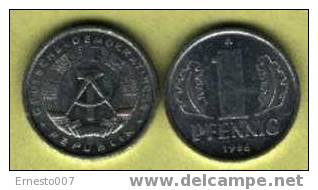 "DDR"- 1 Pfennig - 1961 A - Gebraucht/used - 1 Pfennig