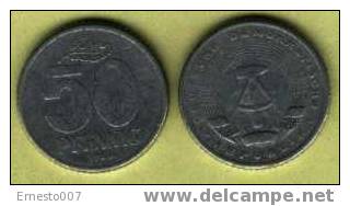 "DDR"- 50 Pfennig - 1982 A - Gebraucht/used - 50 Pfennig