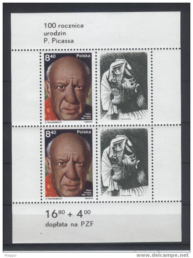 POLOGNE   BF 92 **  (cote 5.50e)    Picasso - Picasso