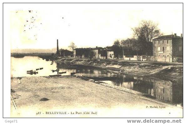 Belleville - Le Port - Belleville Sur Saone