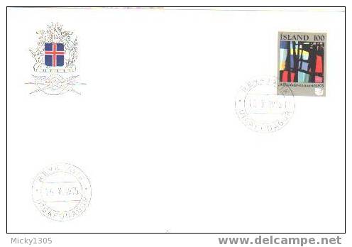 Island - Umschlag Gestempelt / Cover Used (Y203) - Lettres & Documents