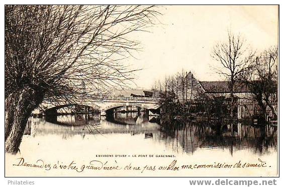 ENVIRON D IVRY   PONT DE GARENNES 1903 - Ivry-la-Bataille