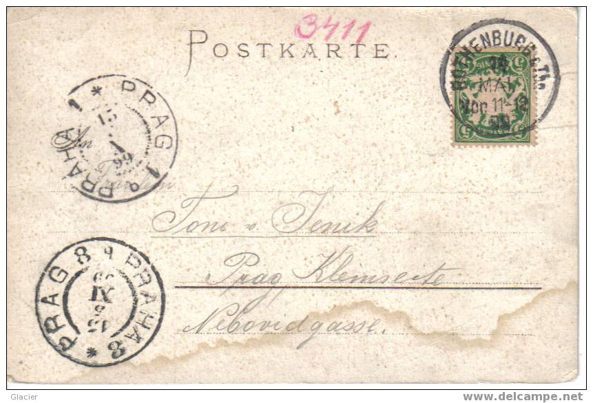 Gruss Aus ROTHENBURG Ob Der Tauber - Inneres Koboltzellerthor - 1899  - PLZ 91541 - Ansbach