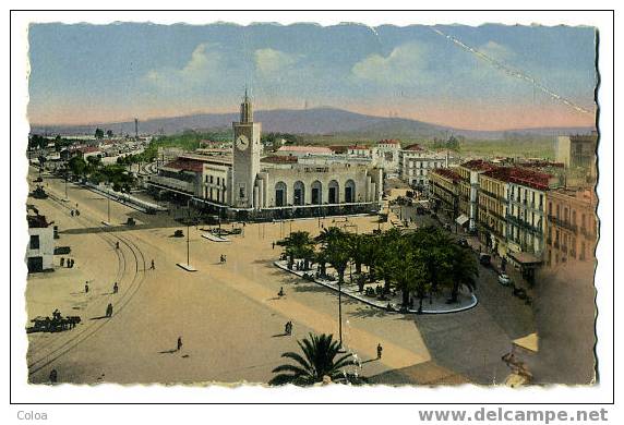 Bône La Place De La Gare - Annaba (Bône)