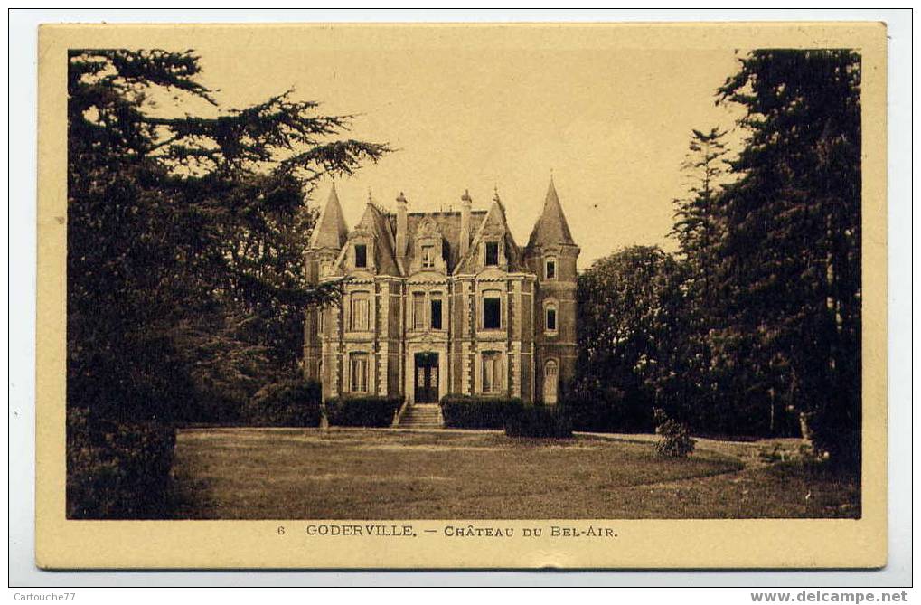 J26 - GODERVILLE - Château Du BEL-AIR (1936 - Oblitération De Goderville) - Goderville