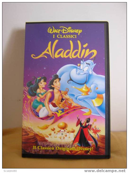 VHS-ALADDIN Originale Disney I Classici - Cartoons