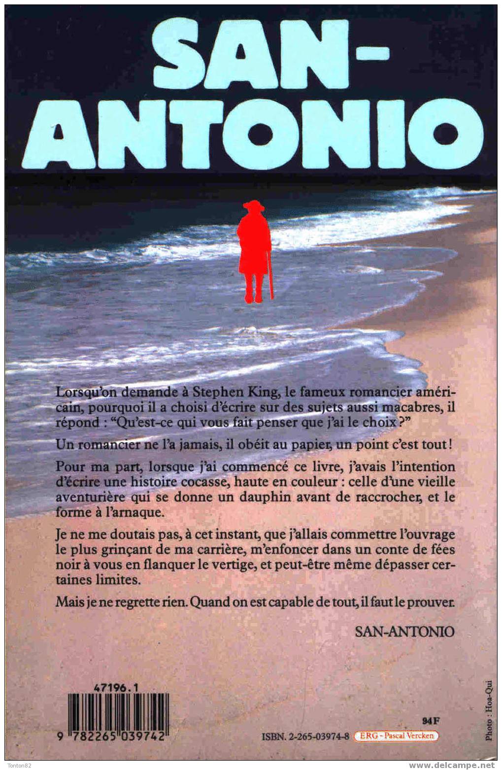 San - Antonio - La Vieille Qui Marchait Dans La Mer - San Antonio