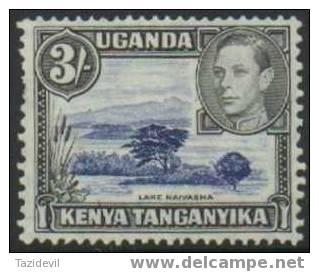 KENYA - 1938 3/- King George VI. Perf 13.5 X 11.5. Scott 147. - Kenia (1963-...)