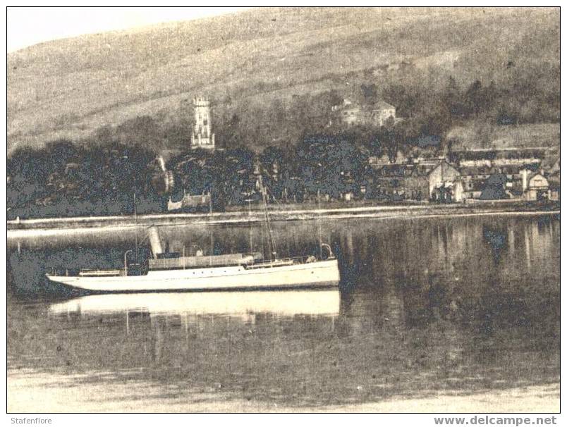 ROW FROM THE BAY  POSCARD 1907  BOOT BOTEN - Dunbartonshire