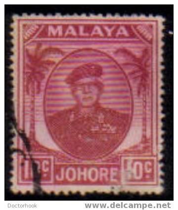 MALAYA---Johore   Scott   #  138  F-VF USED - Malayan Postal Union