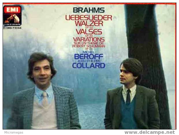 Brahms : Liebeslieder Walzer Op.52, Valses Op.39, Variations Sur Un Thème De Robert Schumann Op.23. - Classical