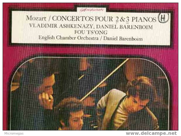 Mozart : Concerto Pour 2 Pianos Et Orchestre En Mi Bémol Majeur K.365. Barenboim. - Klassiekers