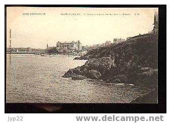 Jolie CP Ancienne Ille Et Vilaine 35 Saint Lunaire La Plage Vue Prise Des Rochers Du Décollé - Neuve Dos Non Partagé - Saint-Lunaire