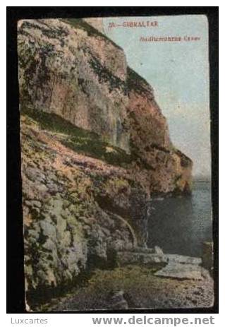 20-GIBRALTAR-MEDITERRANEAN CAVES- ONE POSTCARD. - Gibraltar