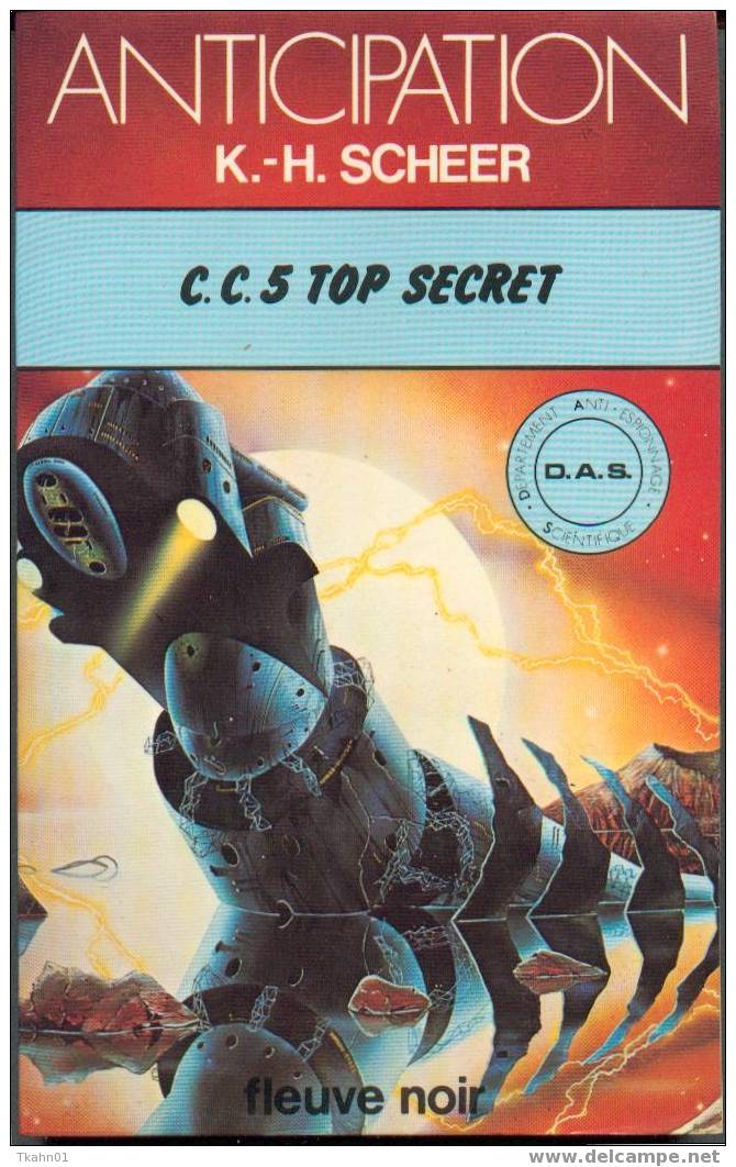 ANTICIPATION  N° 840  " C C 5 TOP SECRET "   K-H-SCHEER - Fleuve Noir