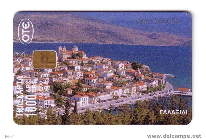 CHURCH ( Greecee ) - Eglise - Kirche - Iglesia - La Chiesa - Religion - Sailing Ship & Navire à Voile On Back Side - Culture