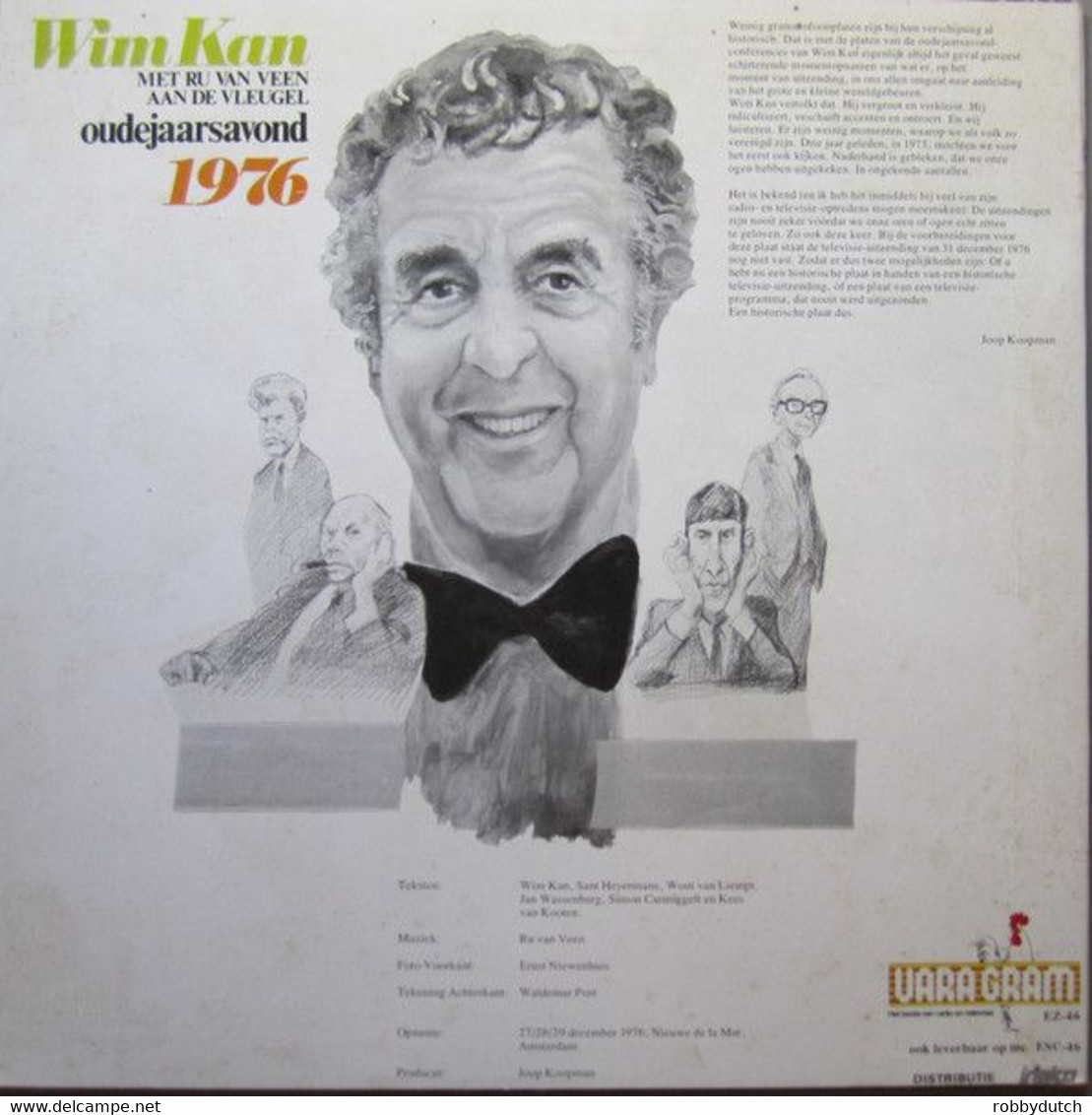 * LP * WIM KAN - OUDEJAARSAVOND 1976 - Humor, Cabaret