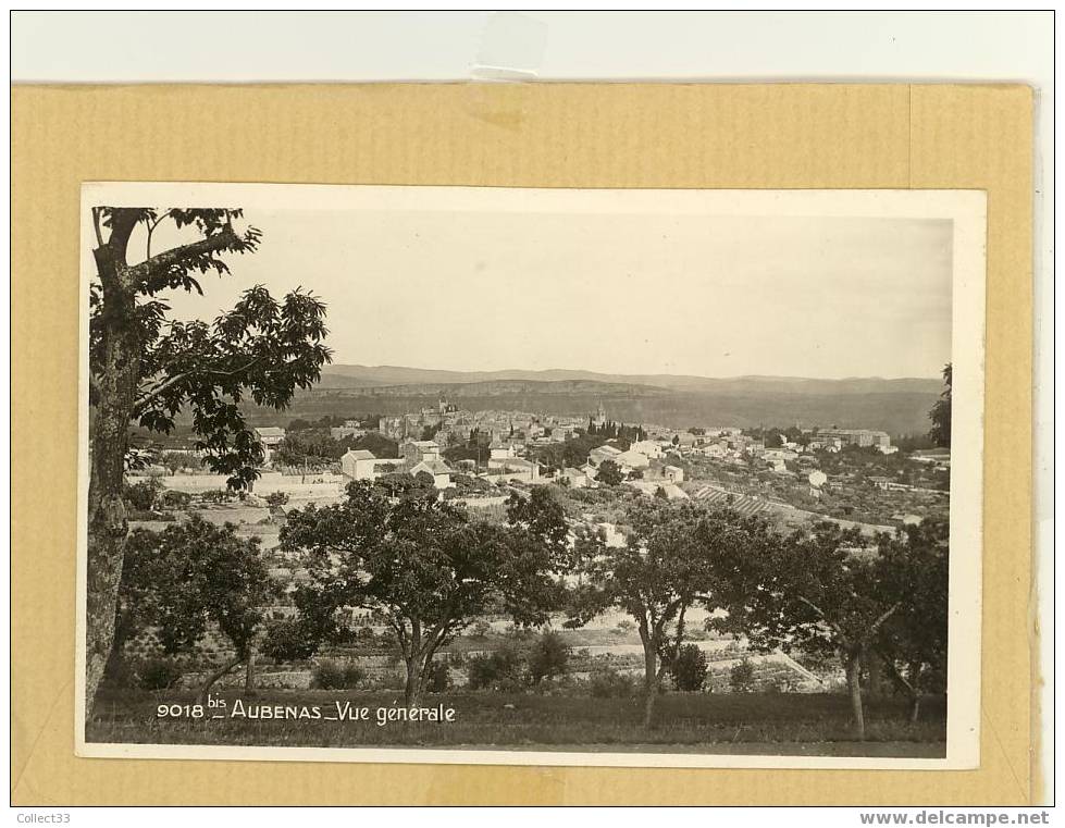 07 - Aubenas - Vue Générale - CPA Non Voyagé - Ed La Cigogne N° 9018 Bis - Aubenas