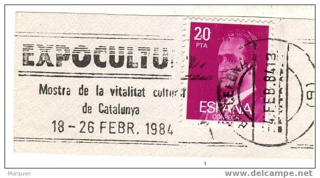 ESPAÑA Fechador Especial   Expocultura Barcelona 1984 - Lettres & Documents