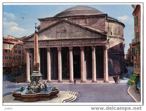 ROMA *** Italy *** VIAGGIATA  ( Used ) - Il Pantheon - Pantheon