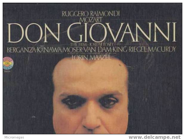 M Ozart : Don Giovanni, Maazel - Opera