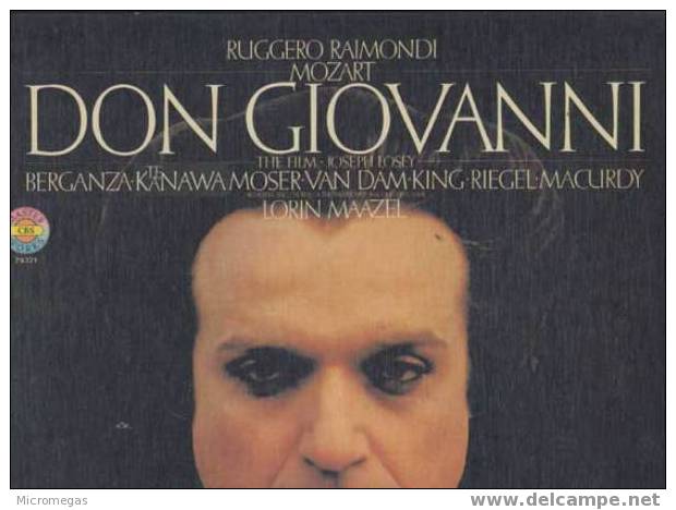 M Ozart : Don Giovanni, Maazel - Oper & Operette