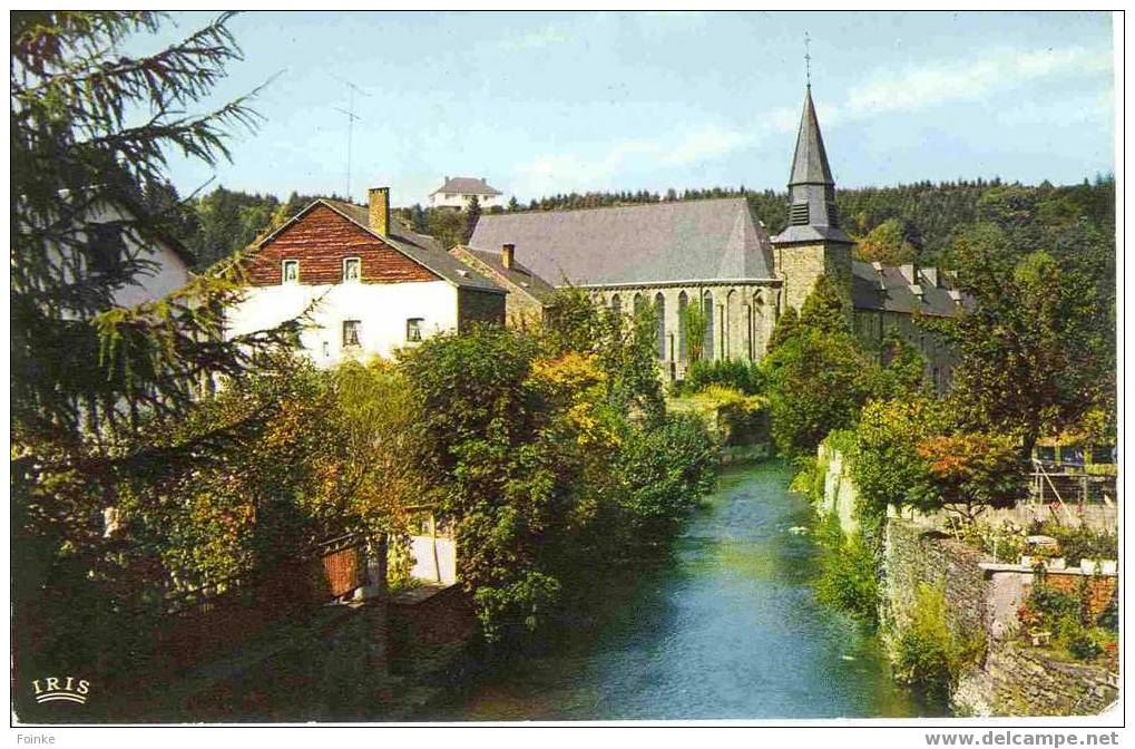 Houffalize - L'Ourthe Et L'église - Houffalize