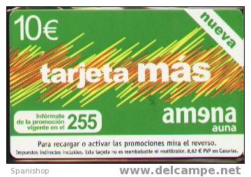 AMRR-???  Tarjeta Recarga Amena 10 €. Elektra Reverso - Amena - Retevision