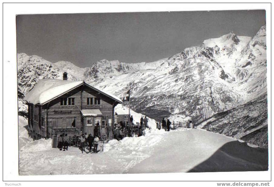 M939 - CPSM - Restaurant Spiekboden - Saas-Fee - Saas-Fee