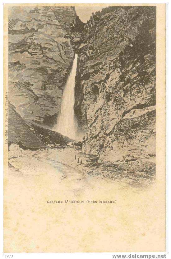 Cpa 1132 - Cascade St Benoit - Près MODANE - (73 - Savoie) - Modane