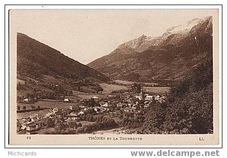 CPA 74 THONES Et La Tournette - Thônes