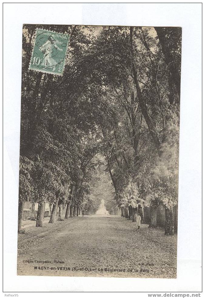 MAGNY EN VEXIN - Le Boulevard De La Fête - Magny En Vexin