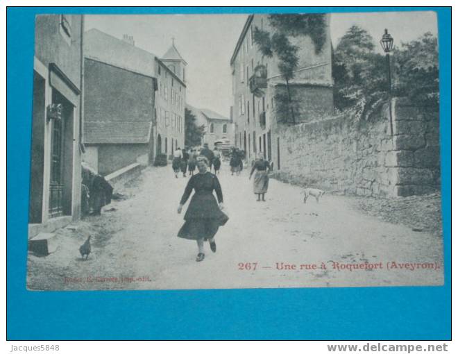 12) Roquefort - N° 267 - Une Rue De Roquefort - Année  - EDIT Garréce- Tres Belle Carte - Roquefort