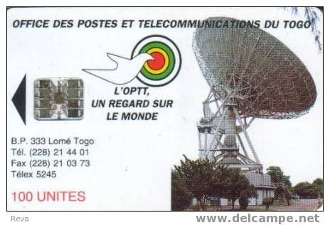 TOGO 100 U  EARTH STATION  SATELLITE DISH CHIP 7 TOG-07  REV. A  READ DESCRIPTION !! - Togo