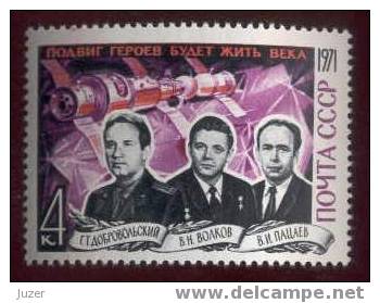 USSR (Russia) 1971. Cosmonauts - Russia & USSR