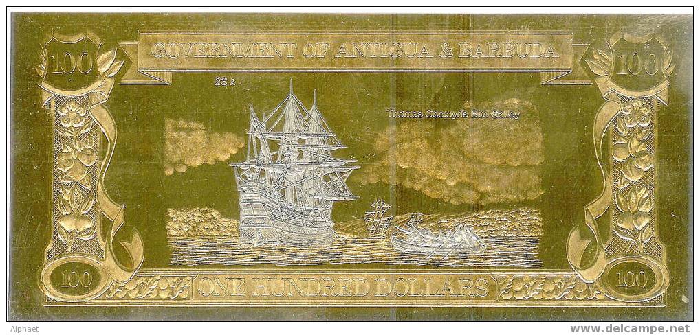 The World´s First Gold & Silver Banknotes - THOMAS COCKLYN'S BIRD GALLEY - Andere & Zonder Classificatie